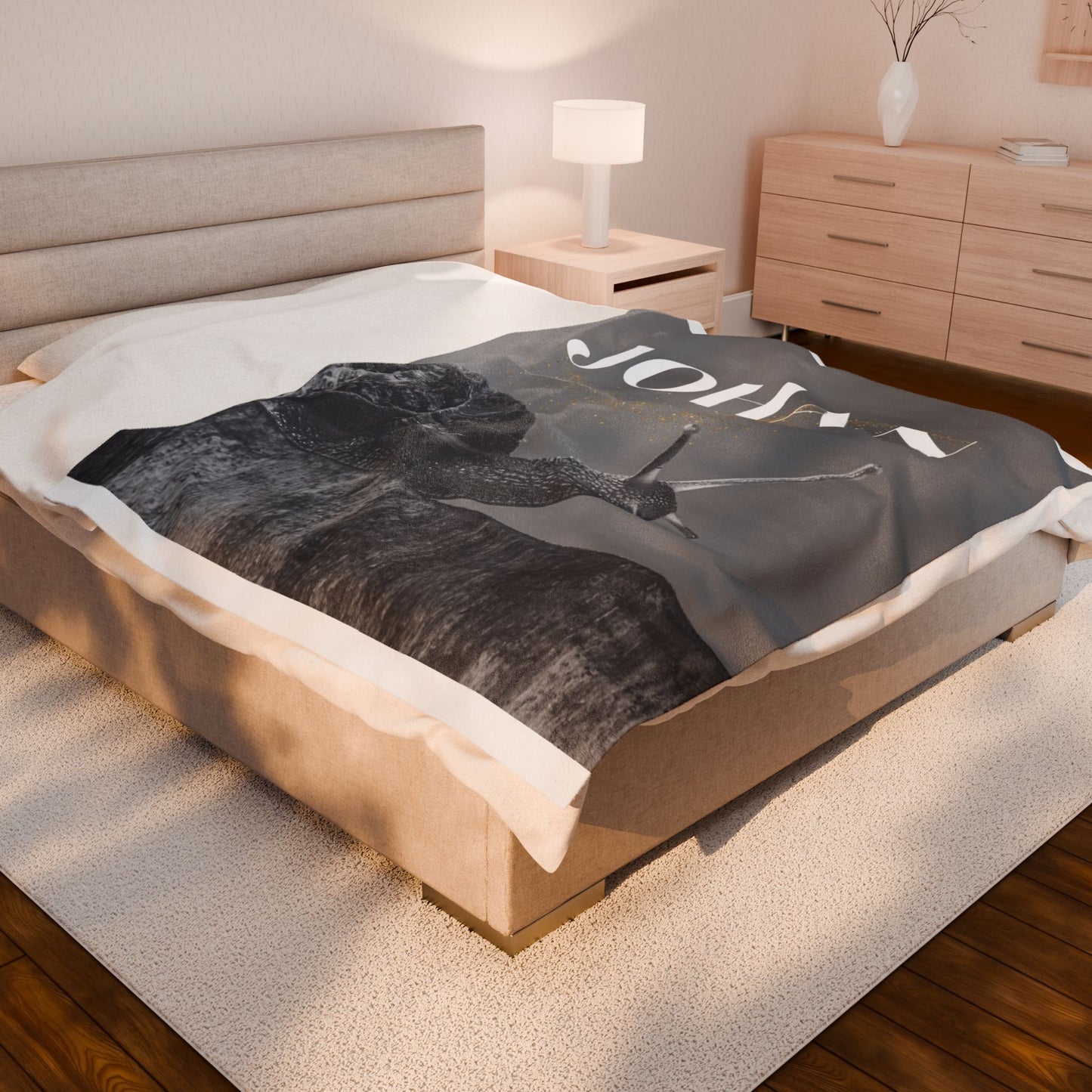 Personalized Velveteen Plush Blanket