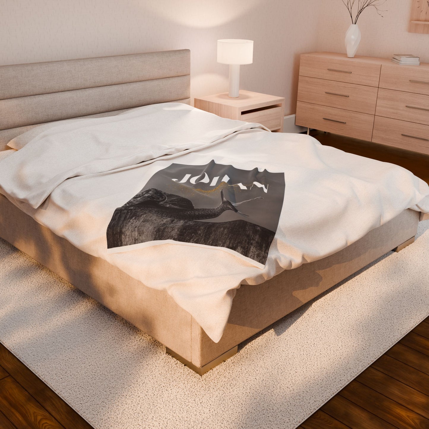 Personalized Velveteen Plush Blanket