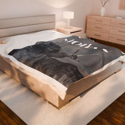 Personalized Velveteen Plush Blanket