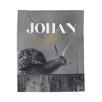 Personalized Velveteen Plush Blanket